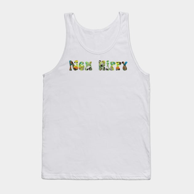 Millennial Hippy Tank Top by MarbleCloud